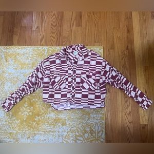 bdg crop button up - longsleeve